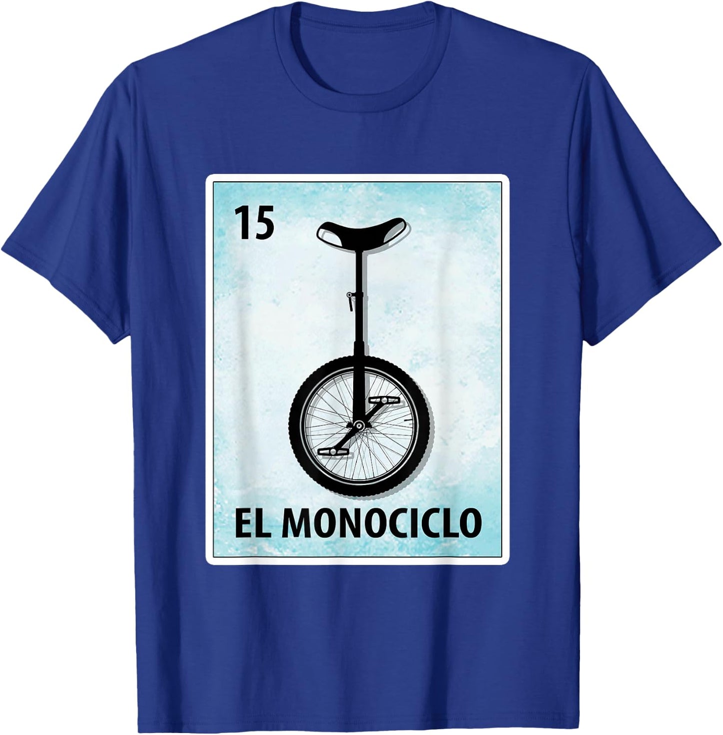 El Monociclo Mexican Unicycle Cards T-Shirt - T-Shirt | Royal