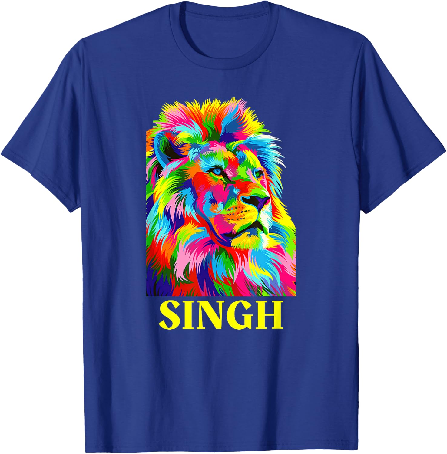 Singh, Lion, Sher ,Punjabi - Proud to be a Sikh T-Shirt - T-Shirt | Royal
