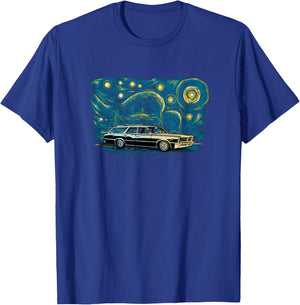 Retro Vintage Style Station Wagon T-Shirt - T-Shirt | Royal