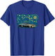 Retro Vintage Style Station Wagon T-Shirt - T-Shirt | Royal