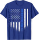 Michigan Blue Line US Flag State MI Police Officer T-Shirt - T-Shirt | Royal