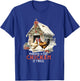 Making A List Chicken It Twice Funny Christmas Pun T-Shirt - T-Shirt | Royal