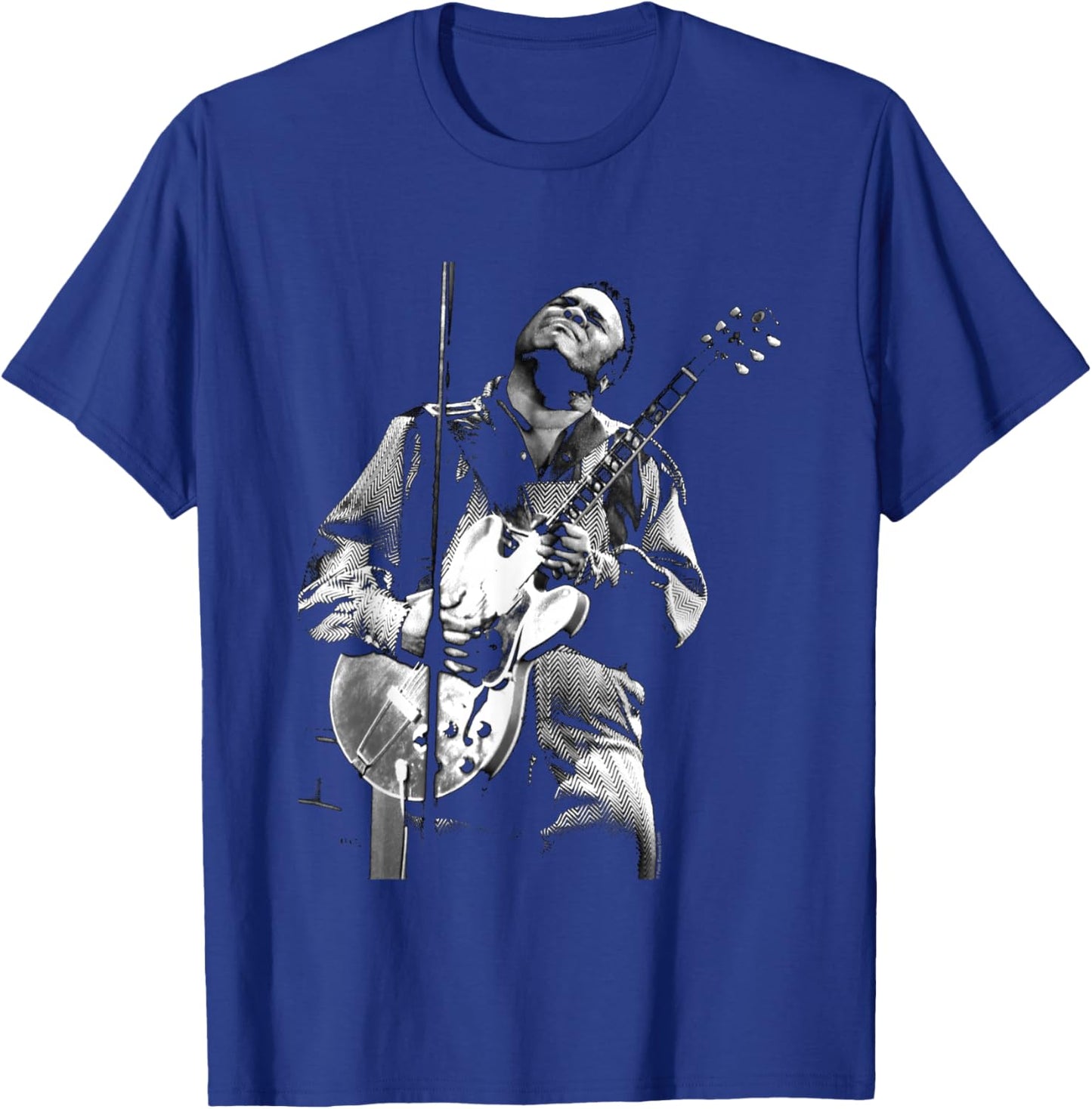 American Blues Guitarist Freddie King By Everard Smith T-Shirt - T-Shirt | Royal