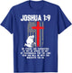 Thin Red Line Firefighter Cross Bible Verse Christian T-Shirt - T-Shirt | Royal