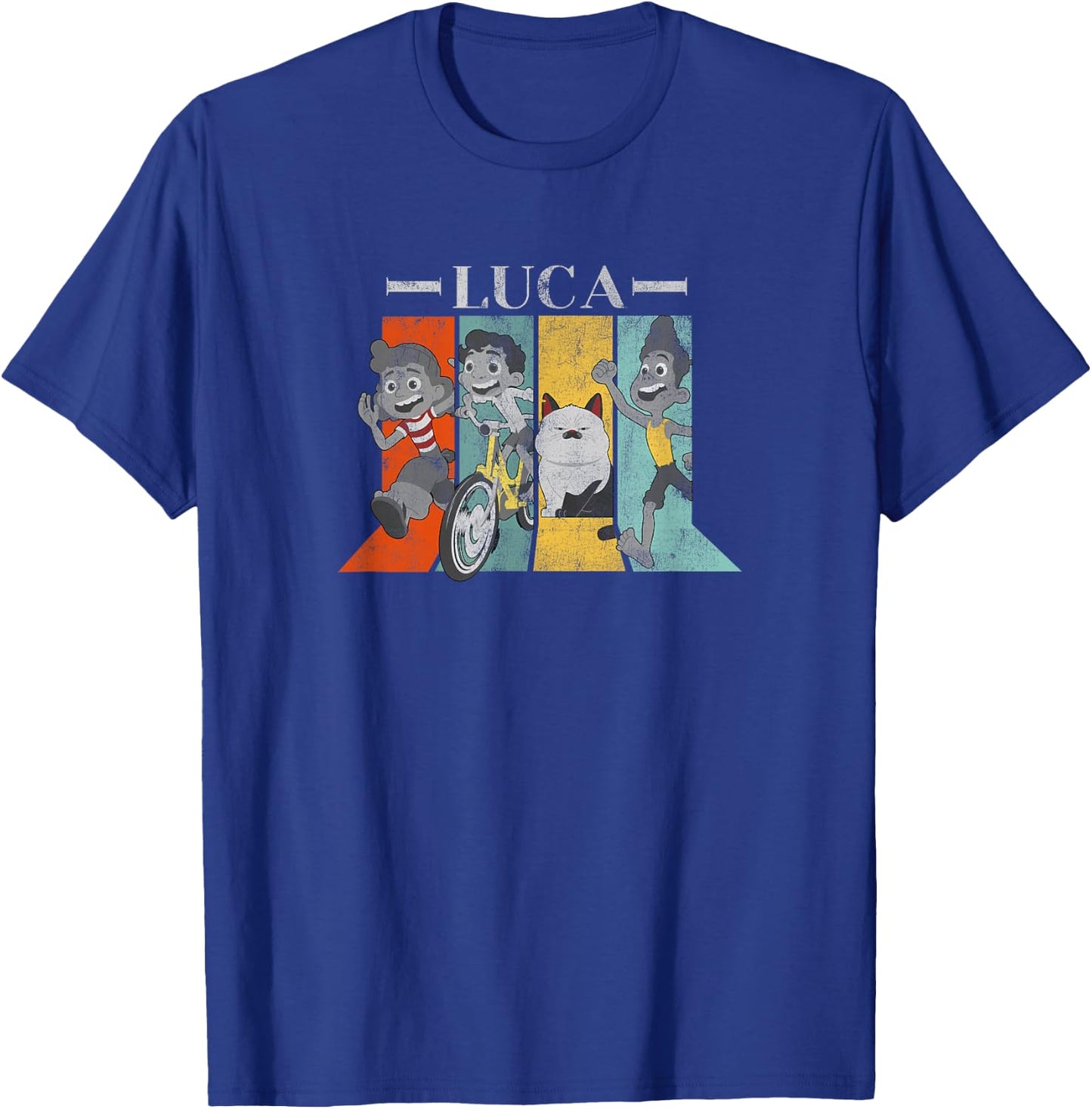 Disney Pixar Luca Character Panels V1 T-Shirt - T-Shirt | Royal