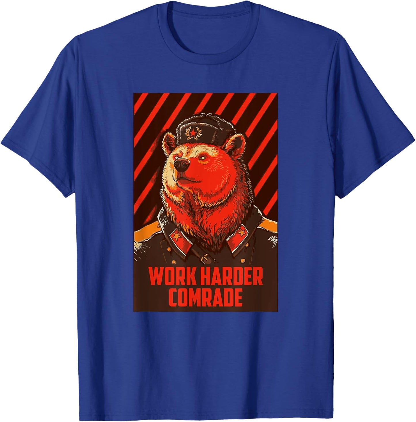Bear Ushanka Funny Saying USSR Soviet Union T-Shirt - T-Shirt | Royal