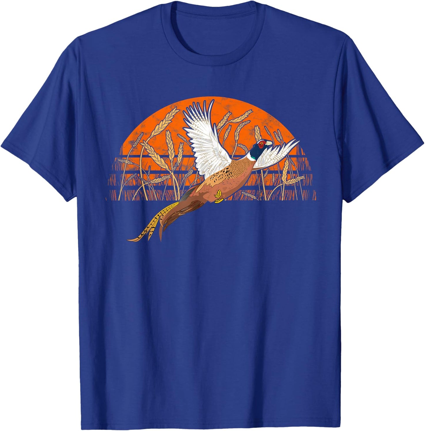 Ringneck Pheasant Hunting For Upland Game Bird Hunters T-Shirt - T-Shirt | Royal