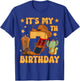 It's My 7th Birthday Cowboy Rodeo Horse 7 Year Old Bday Boy T-Shirt - T-Shirt | Royal