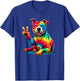 Peace Sign Tie Dye PitBull dog T-Shirt - T-Shirt | Royal
