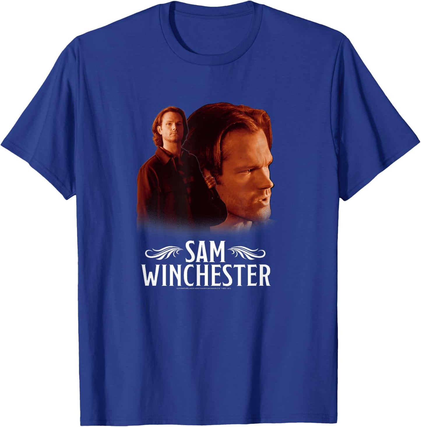 Supernatural Sam Winchester Glamour Shot T-Shirt - T-Shirt | Royal