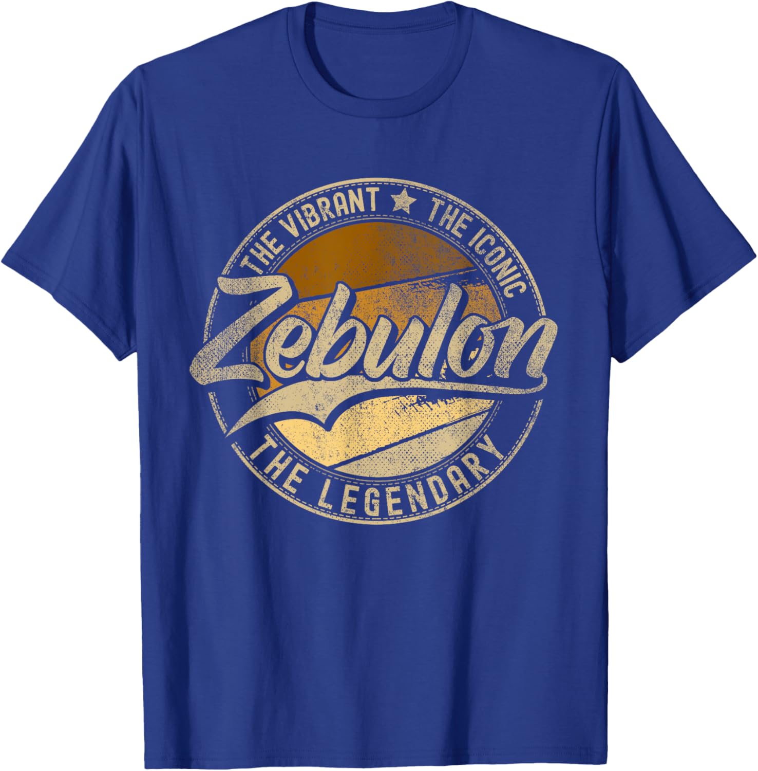 Zebulon NC | North Carolina | Vintage Distressed T-Shirt - T-Shirt | Royal