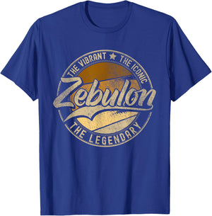 Zebulon NC | North Carolina | Vintage Distressed T-Shirt - T-Shirt | Royal