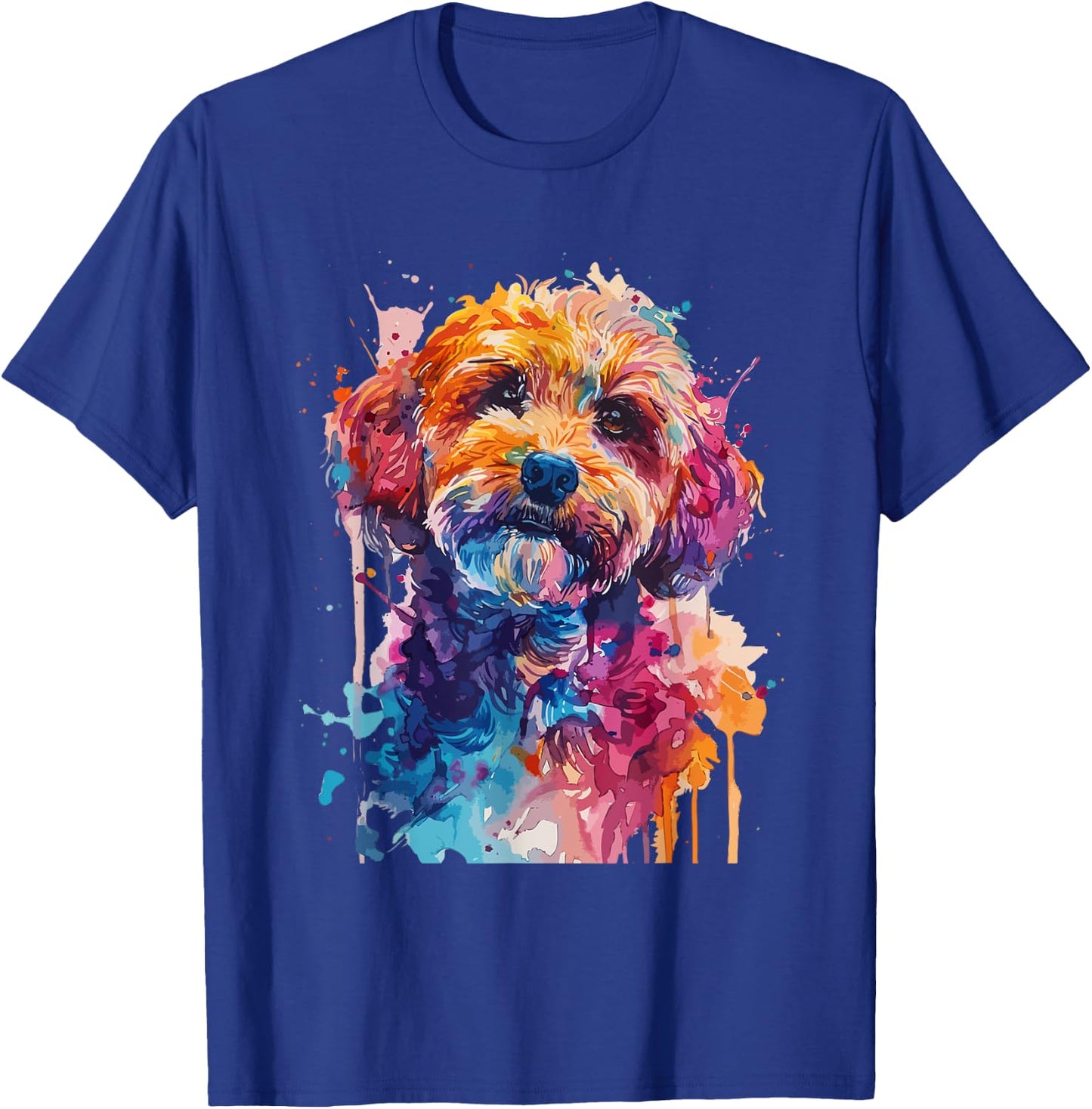 Cockapoo Lovers Pop Art Colorful Cockapoo Dog Women Girls Kids T-Shirt - T-Shirt | Royal
