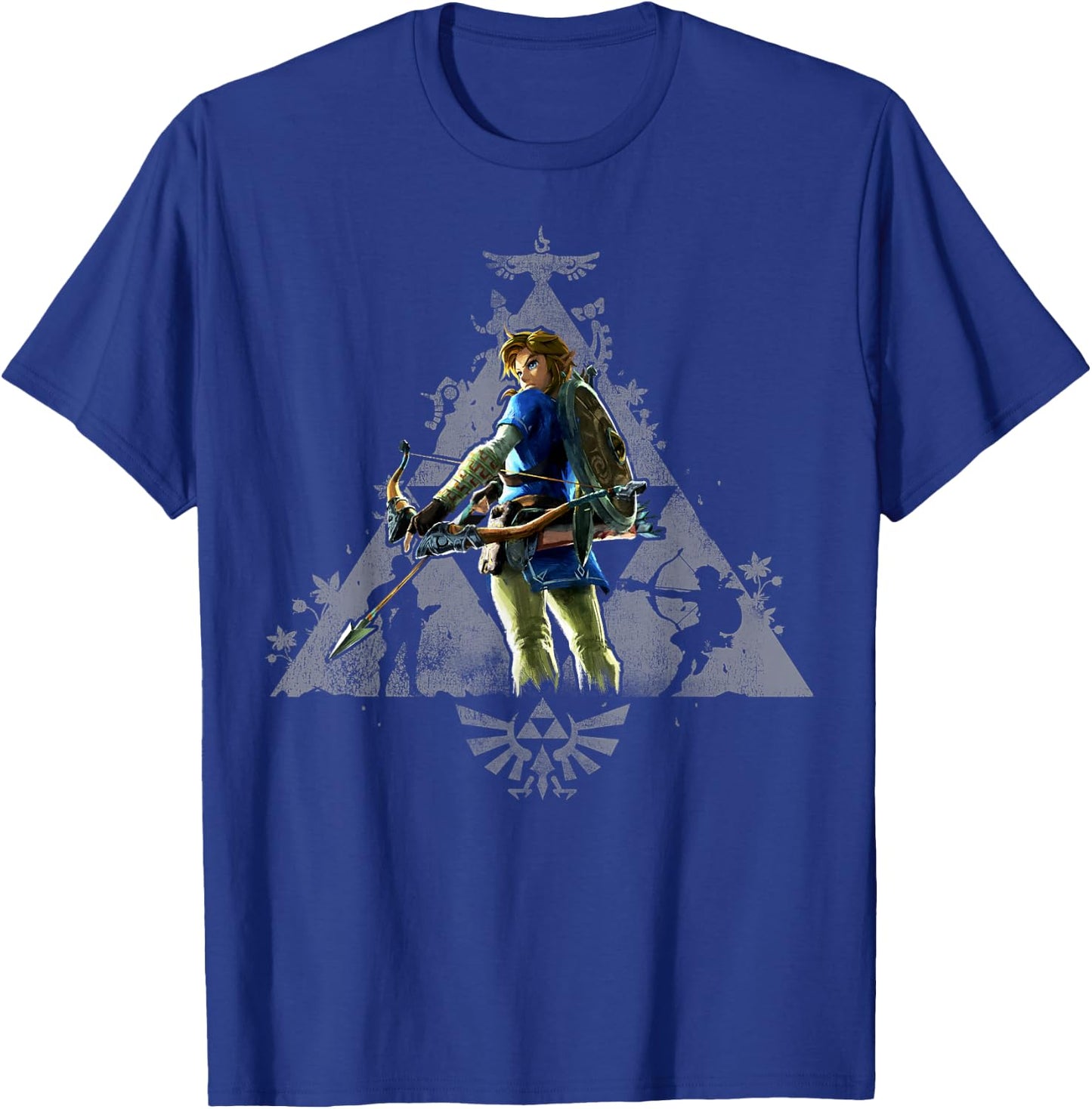 The Legend of Zelda Breath Of The Wild Link Triforce Hyrule T-Shirt - T-Shirt | Royal