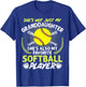 Funny My Granddaughter She's Also My Favorite Softball T-Shirt - T-Shirt | Royal
