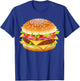 Cheeseburger Hamburger Burger Funny Food Halloween Costume T-Shirt - T-Shirt | Royal