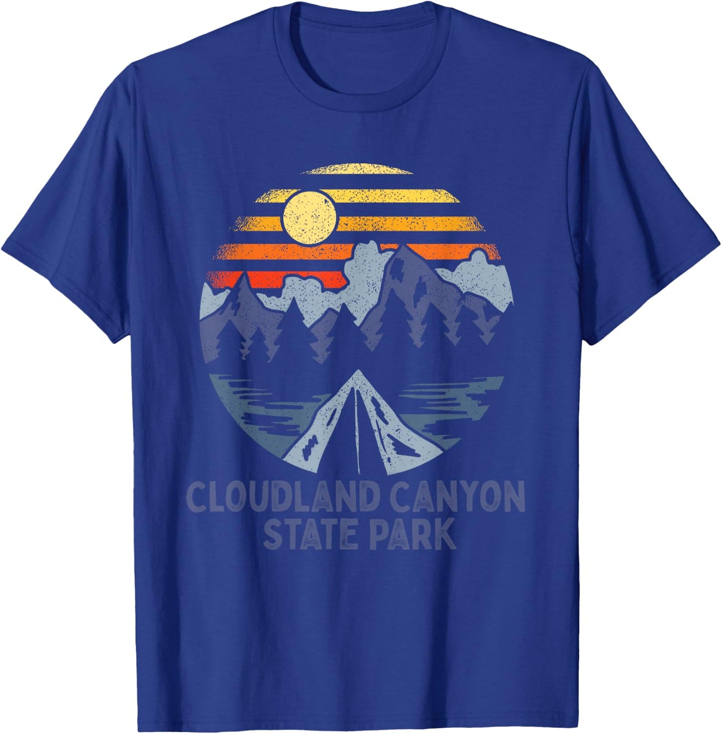 Cloudland Canyon State Park Georgia GA Blue Ridge Mountains T-Shirt - T-Shirt | Royal