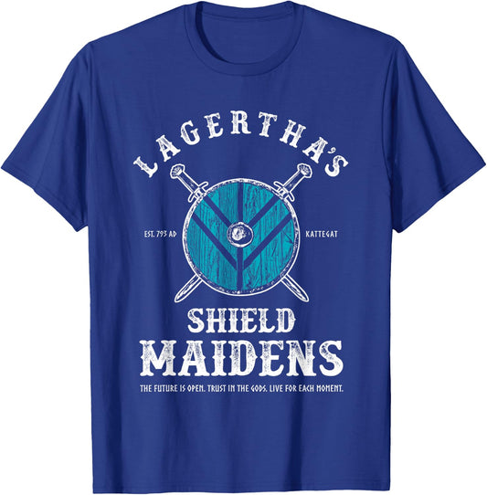 Lagertha's Shield Maidens - Viking Warrior Shieldmaiden T-Shirt - T-Shirt | Royal