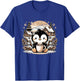 Penguin Coffee Winter Christmas Cute Funny Penguin T-Shirt - T-Shirt | Royal