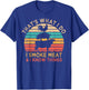 That's What I Do I Smoke Meat & I Know Things BBQ Grilling T-Shirt - T-Shirt | Royal