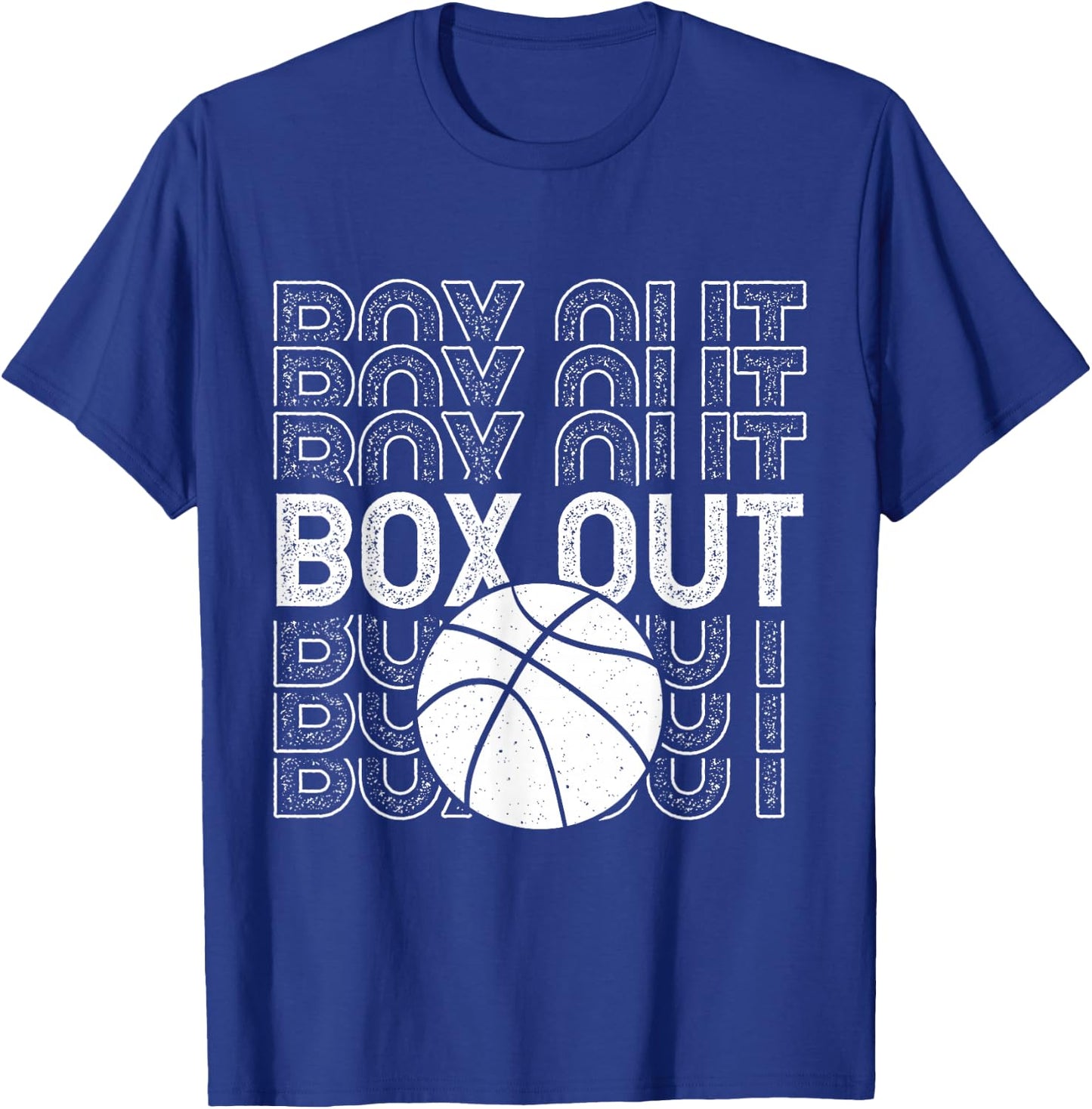 Box Out Basketball Rebound Rebounding Baller Sport Player T-Shirt - T-Shirt | Royal