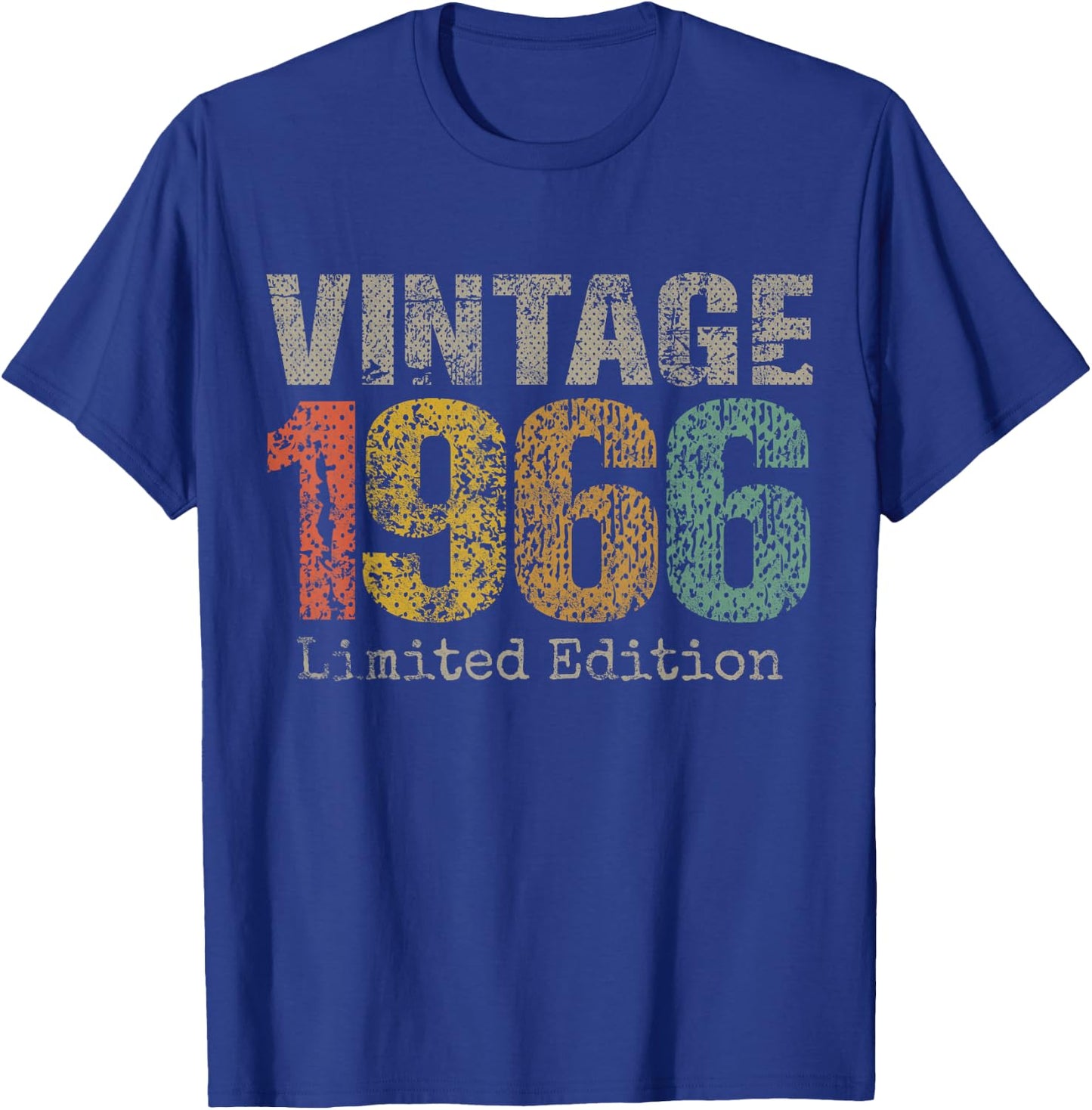 Vintage 1966 Limited Edition 59th Birthday Gifts 59 Year Old T-Shirt - T-Shirt | Royal