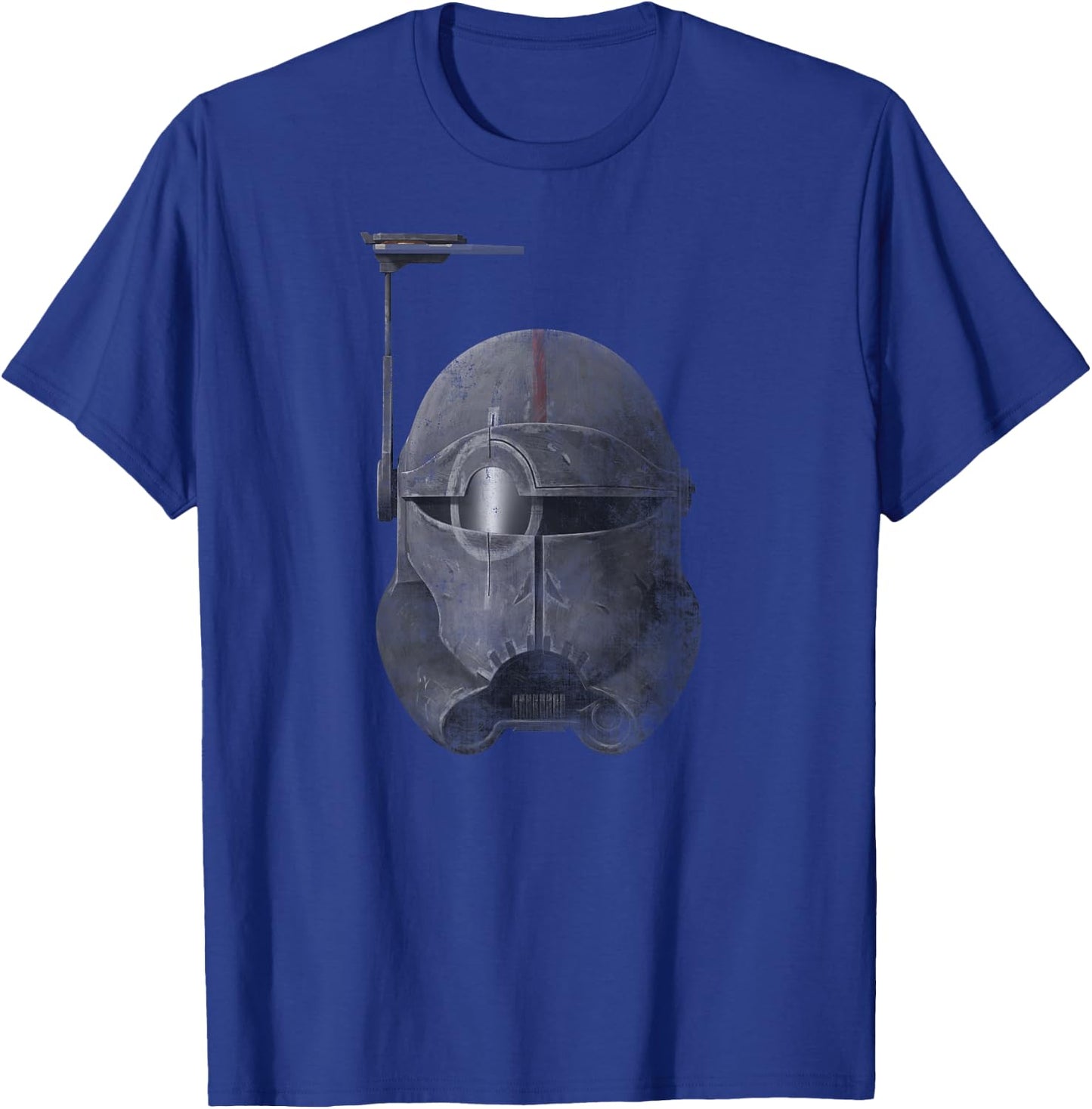 Star Wars The Clone Wars The Bad Batch Crosshair Helmet T-Shirt - T-Shirt | Royal