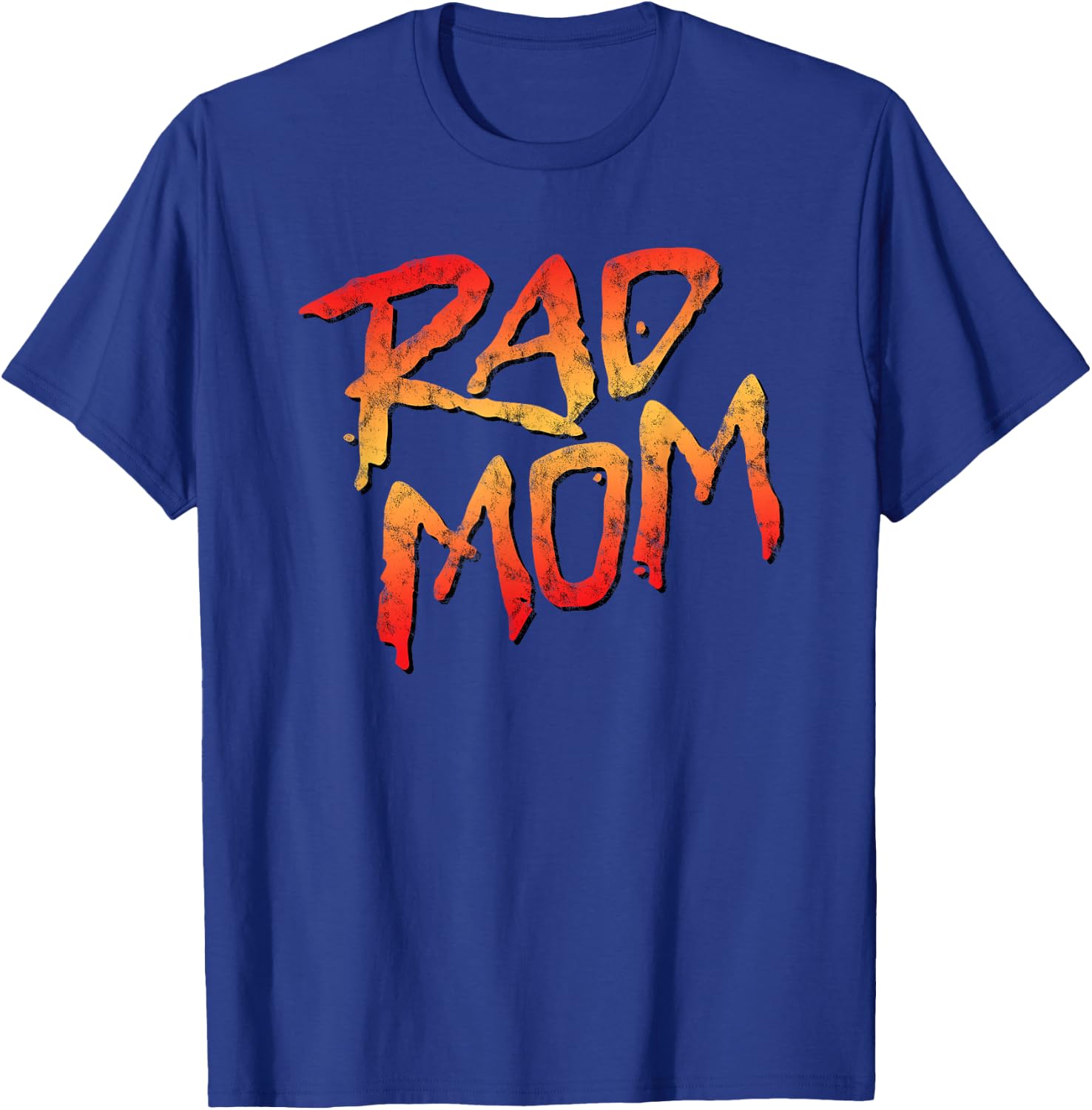 RAD MOM - 80s Nostalgic Gift Mom, Birthday Mother's Day T-Shirt - T-Shirt | Royal
