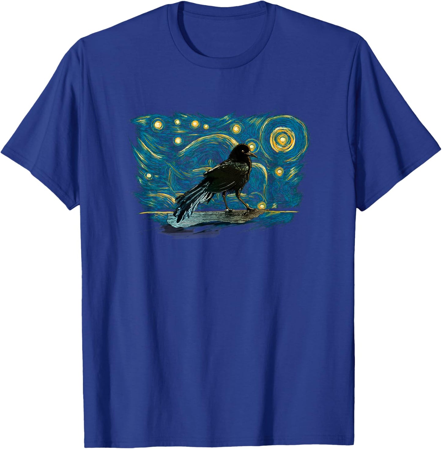 Retro Vintage Style Grackle T-Shirt - T-Shirt | Royal