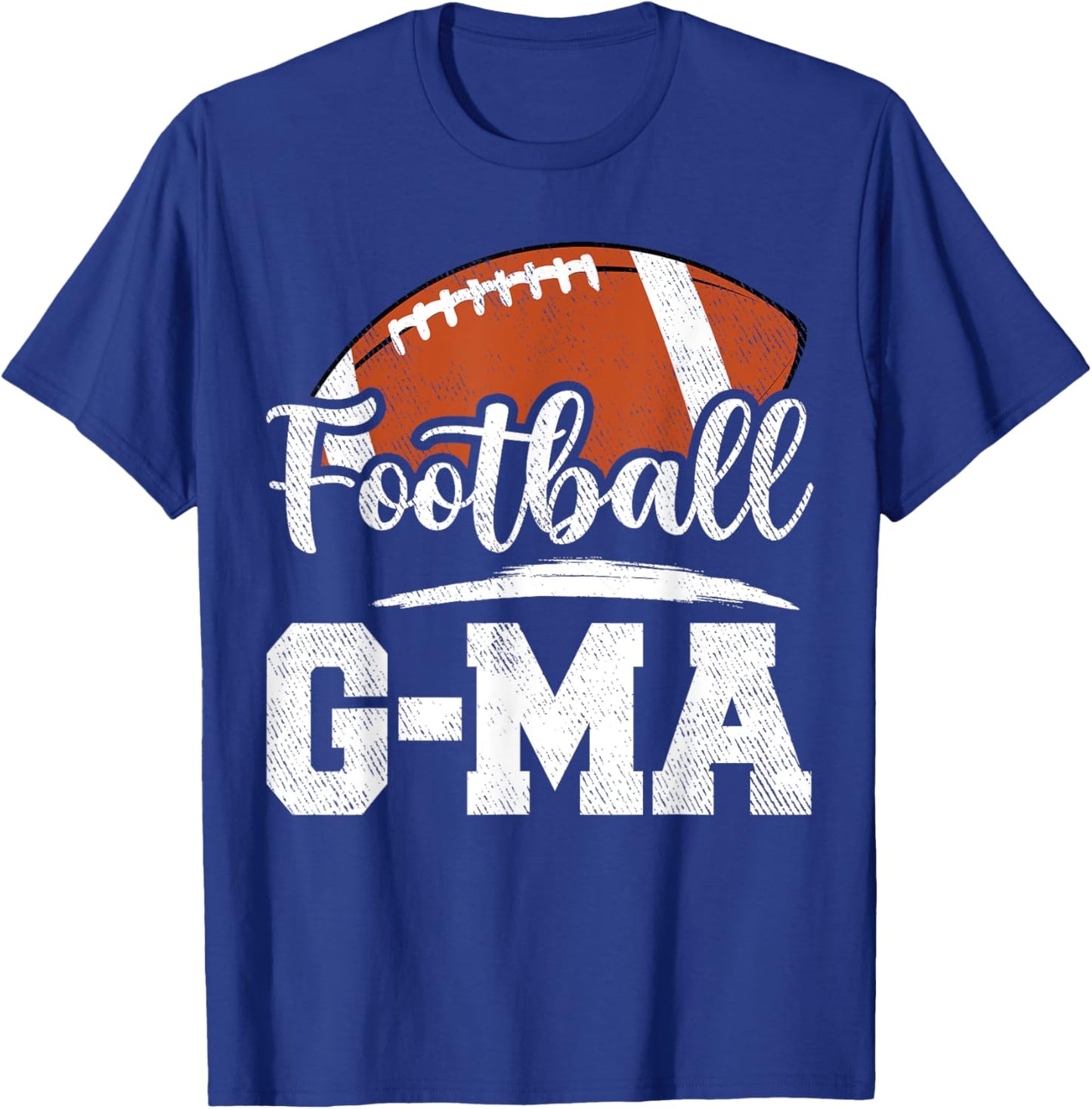 Football G-Ma Football Player Game Day Mother's Day T-Shirt - T-Shirt | Royal