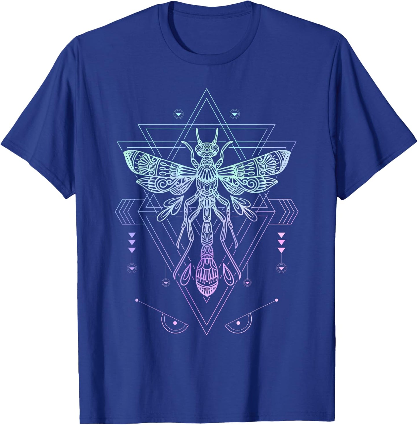 Vaporwave Japanese Dragonfly Pagan Occult Pastel Goth T-Shirt - T-Shirt | Royal