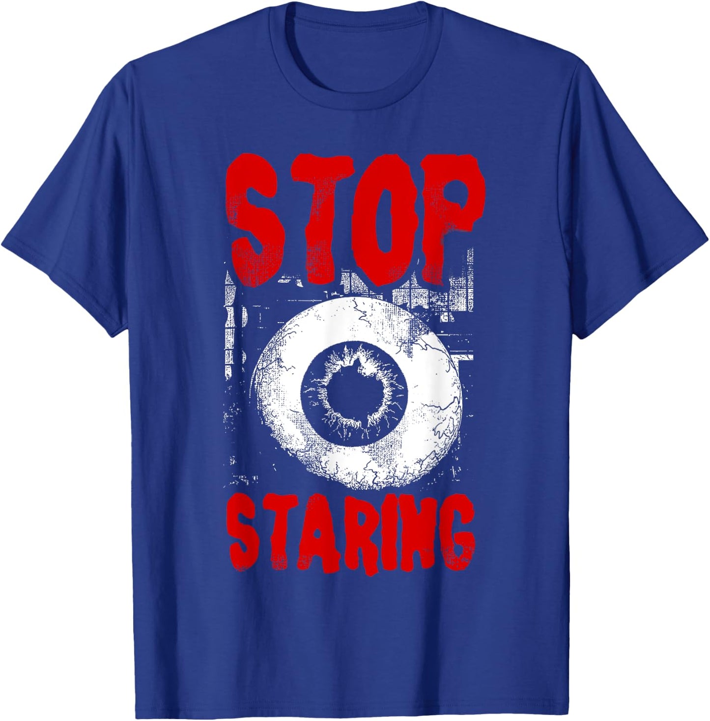 Alternative Style Aesthetic Goth Women - Stop Staring Grunge T-Shirt - T-Shirt | Royal