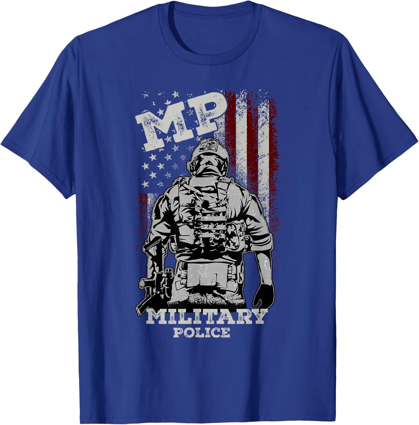 Military Police Veteran Honor Badge T-Shirt - T-Shirt | Royal