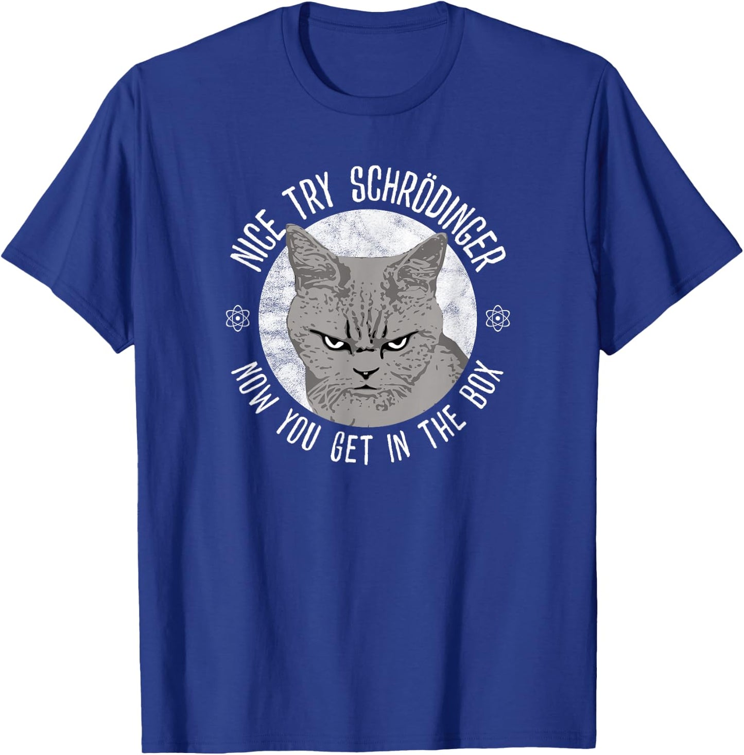 Schrödinger Schrödinger Quantum Physics Schrödinger's Cat T-Shirt - T-Shirt | Royal