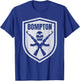 Bompton California Skull AK-47 T-Shirt - T-Shirt | Royal