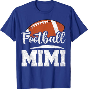 Football Mimi Football Player Game Day Mother's Day T-Shirt - T-Shirt | Royal