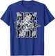 Track Mom Lightning Bolt Cross Country Mom Running Shoe Mom T-Shirt - T-Shirt | Royal