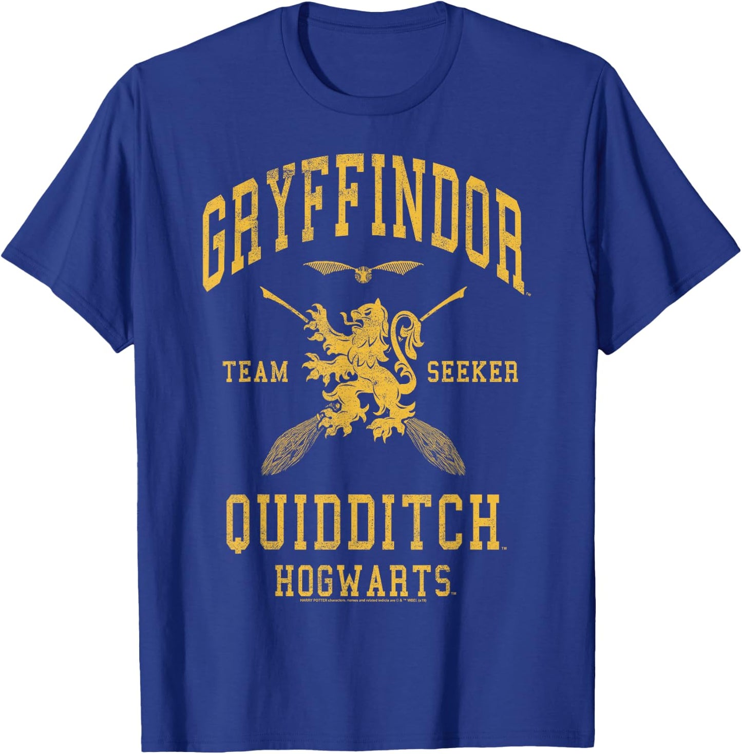 Harry Potter Gryffindor Team Seeker Hogwarts Quidditch T-Shirt - T-Shirt | Royal