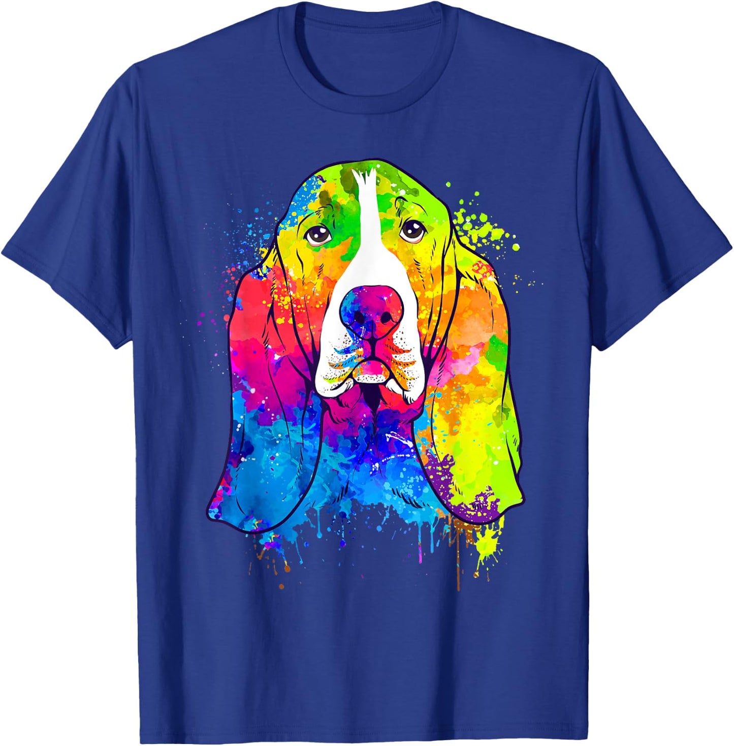 Cool Basset Hound Design Women Basset Hound Lover T-Shirt - T-Shirt | Royal