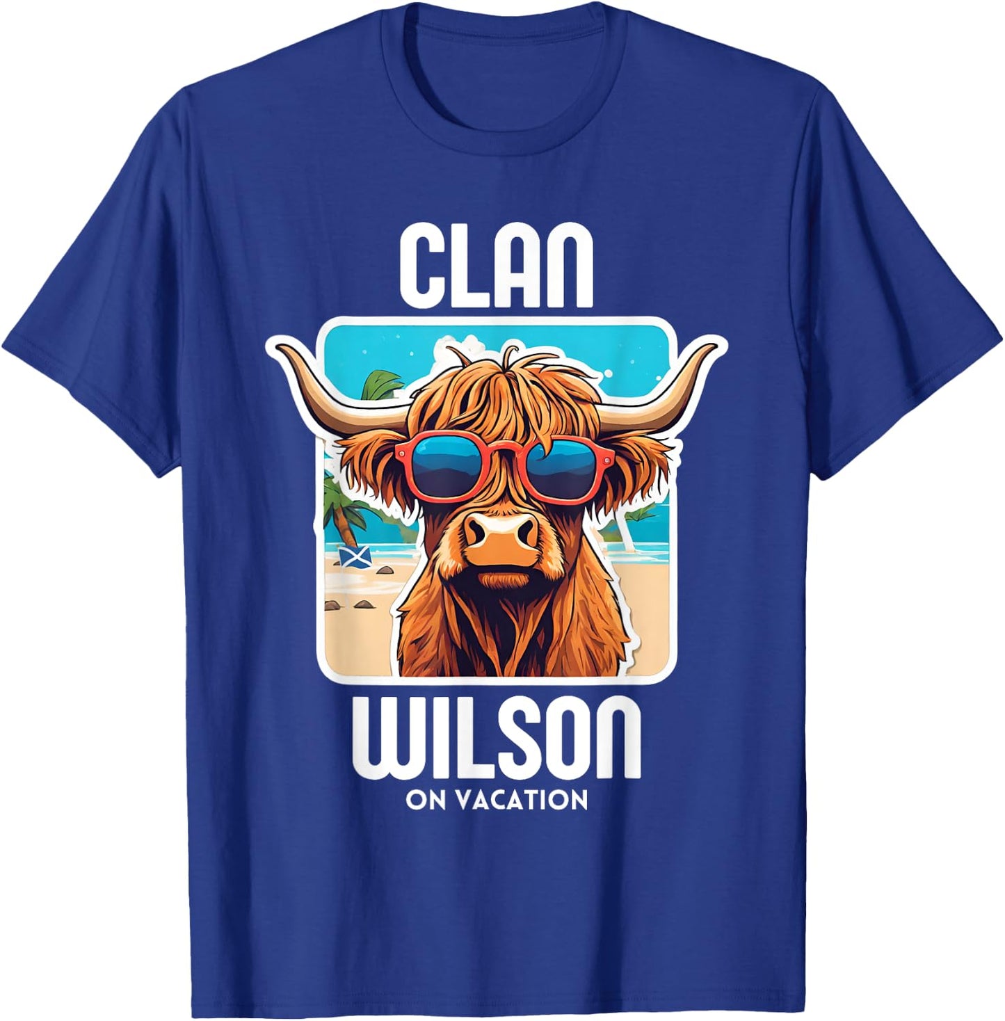 Wilson Clan Vacation Scottish Family Name Party T-Shirt - T-Shirt | Royal