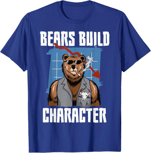 Bear Market Investor Day Trading Stock Exchange Stock Investing T-Shirt - T-Shirt | Royal