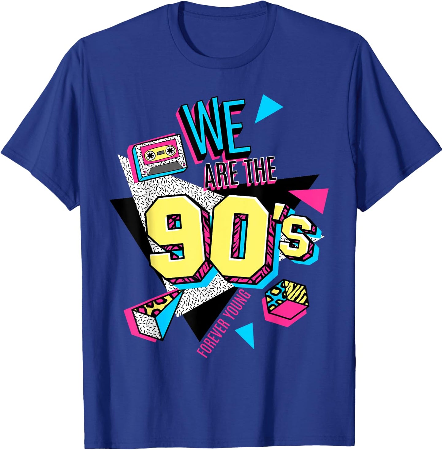 Men's Women's Kids Vintage We Are The 90's Graphic Design T-Shirt - T-Shirt | Royal