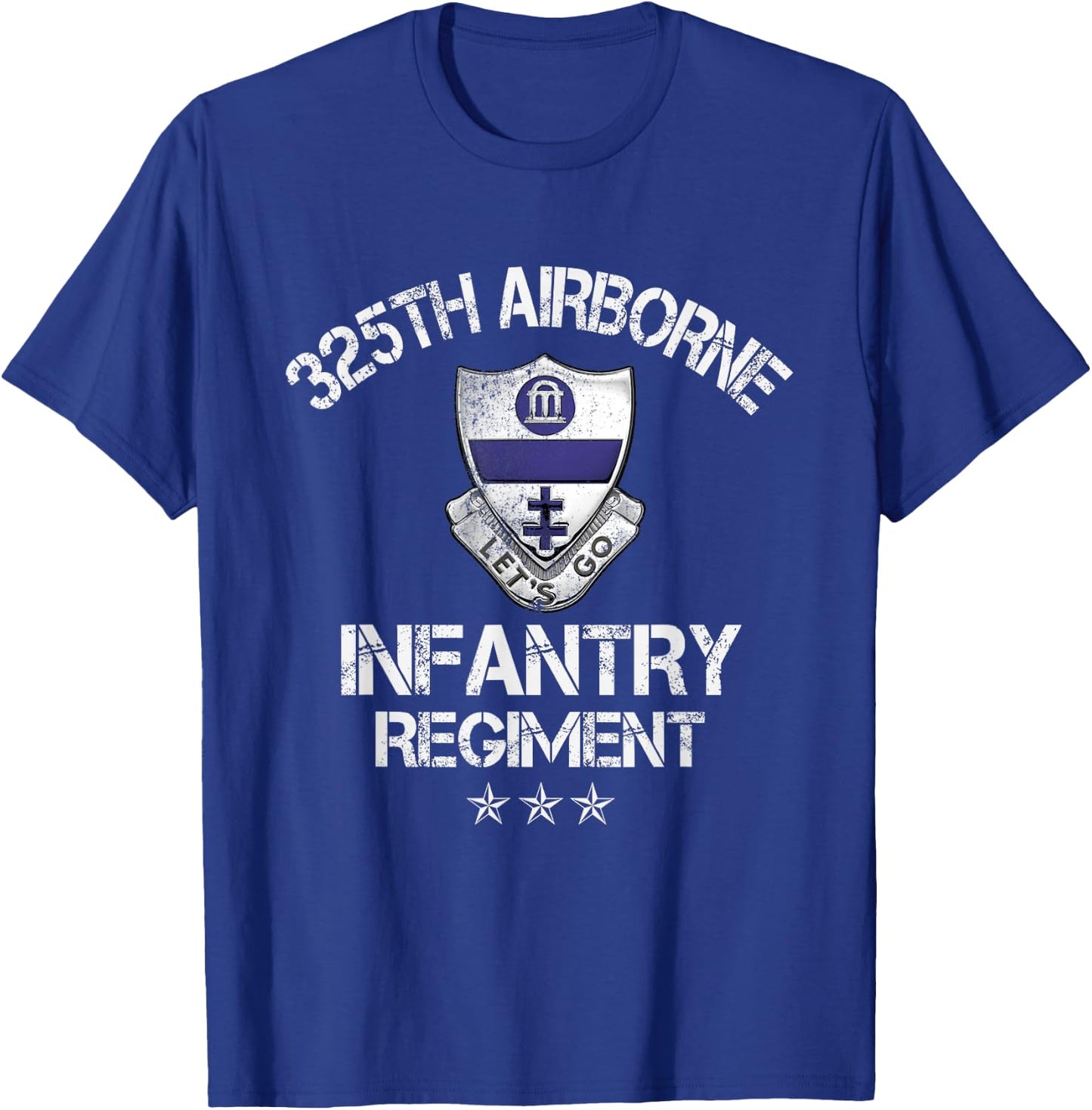 325th Airborne Infantry Regiment Veteran Patriotic Gift T-Shirt - T-Shirt | Royal