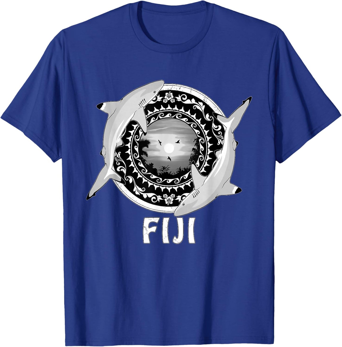 Fiji blacktip reef shark, Republic of Fiji Islands T-Shirt - T-Shirt | Royal