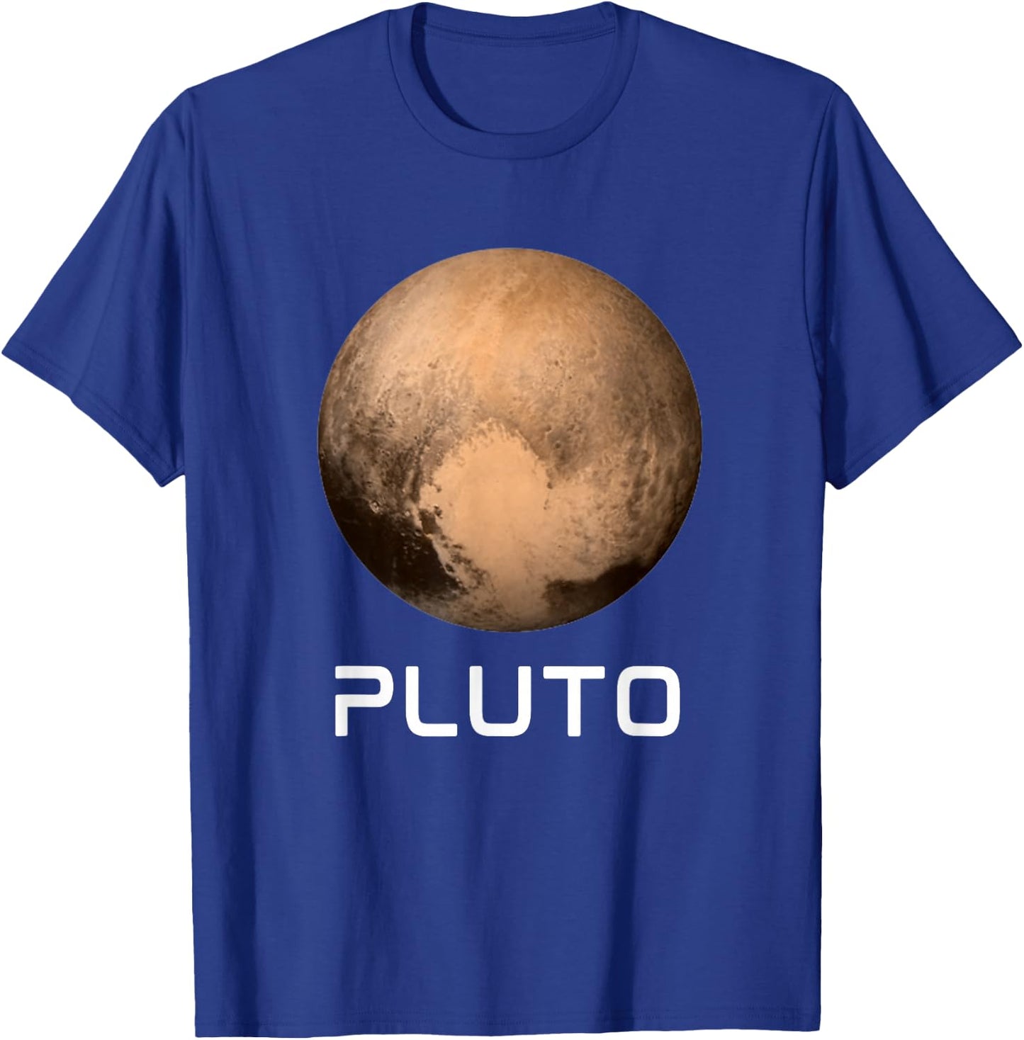Solar System 9th Planet Pluto Never Forget Outer Space T-Shirt - T-Shirt | Royal