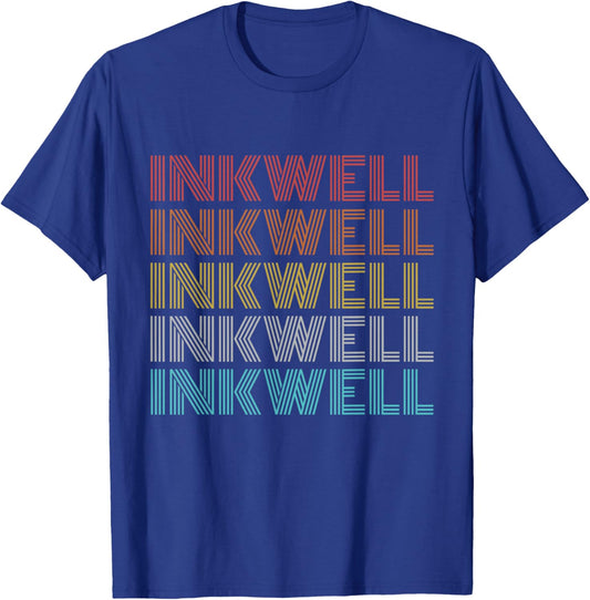 Retro Vintage Inkwell T-Shirt - T-Shirt | Royal
