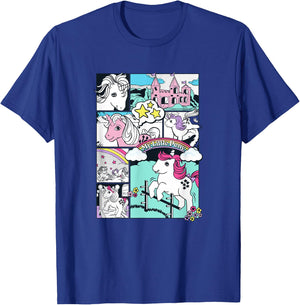 My Little Pony Classic Vintage Rainbow Castle Comic Book T-Shirt - T-Shirt | Royal