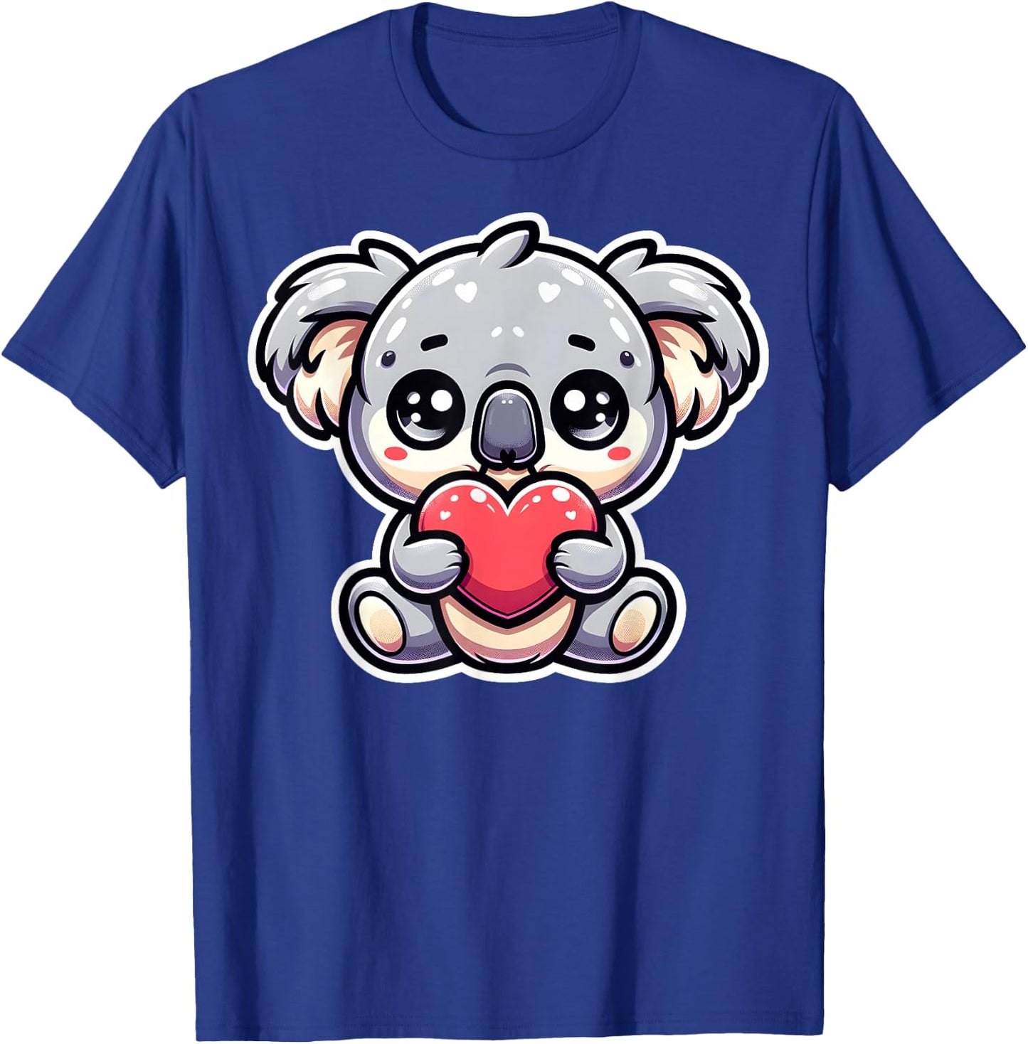 Love Heart Koala Bear Gifts - Funny Kola Lover T-Shirt - T-Shirt | Royal