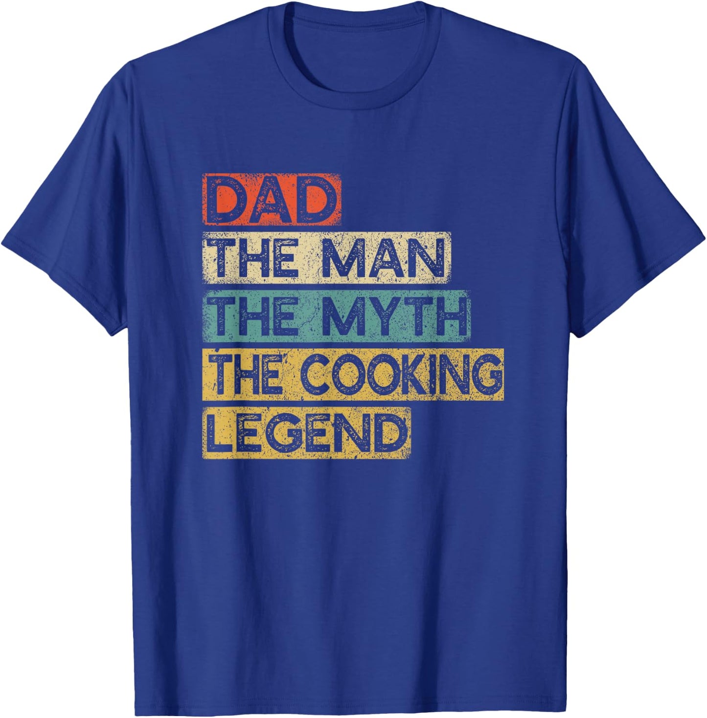 Chef Dad Cooking Legend Home Cook Father's Day T-Shirt - T-Shirt | Royal