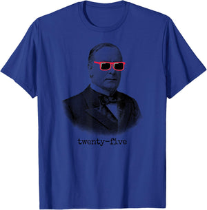 William McKinley 25th President USA T-Shirt - T-Shirt | Royal